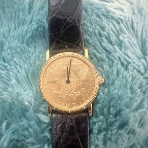 Corum 18k Gold Coin Unisex Watch.
